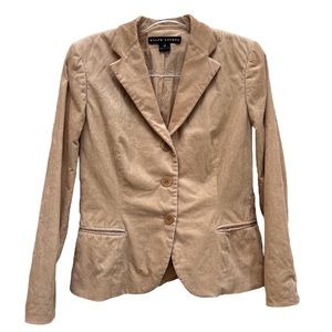 VTG Ralph Lauren Black Label Corduroy Blazer Union-Made in USA Preppy Academia